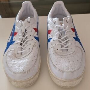 Ontisuka Tiger - Men's Court Running Shoes - Size US 11, Leather Gently Used